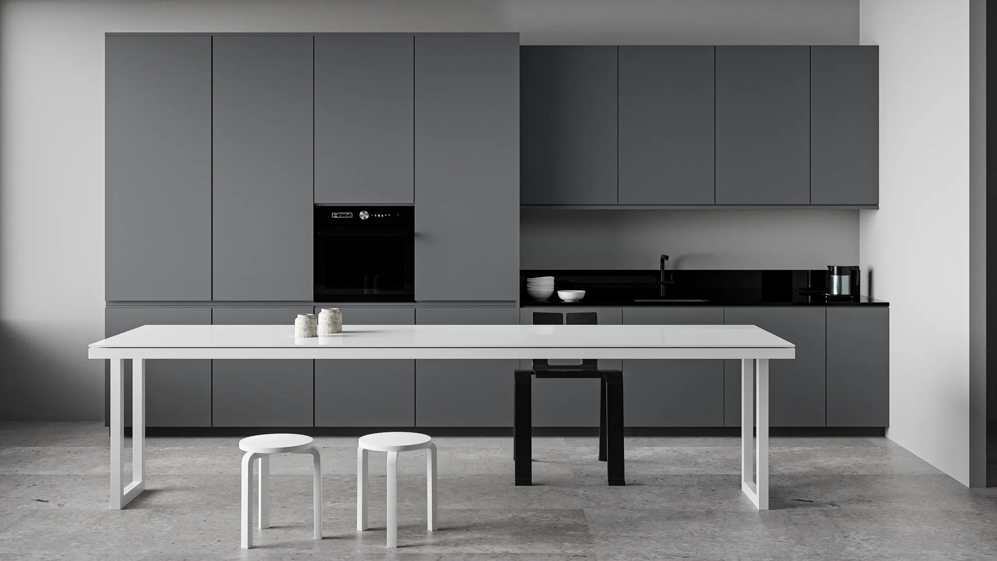 Render final do estudo de interiores